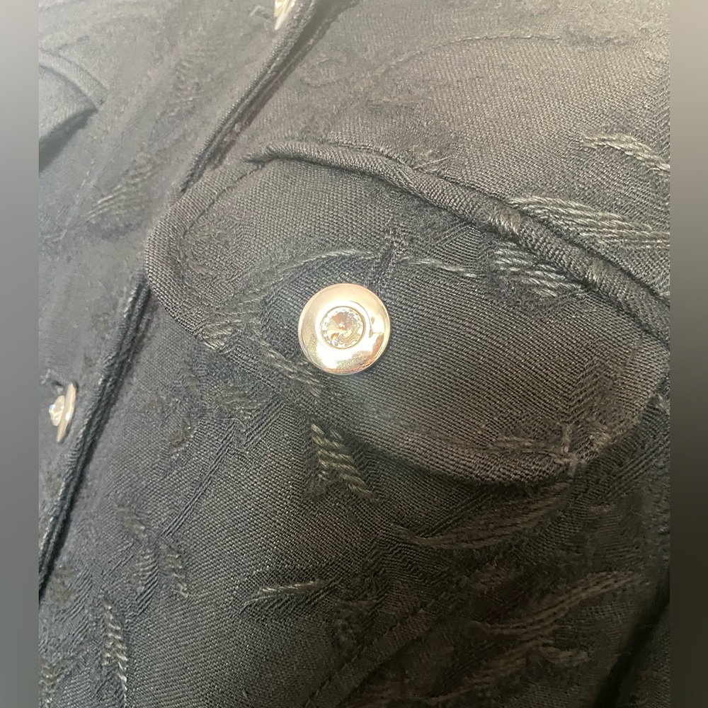 Versace 100% linen/wool blend coat - Picture 6 of 15
